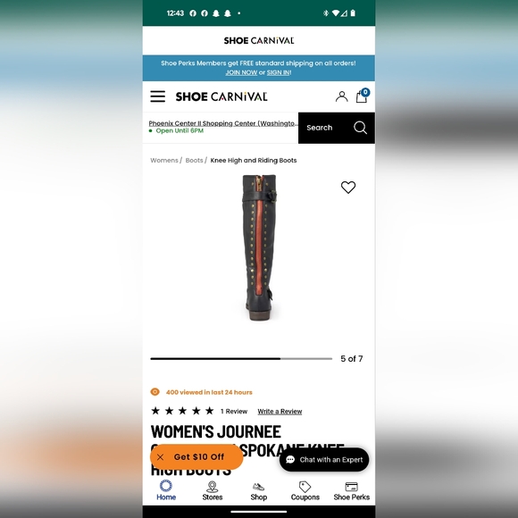 Journey Knee High Boots (wide calf) - Picture 7 of 7